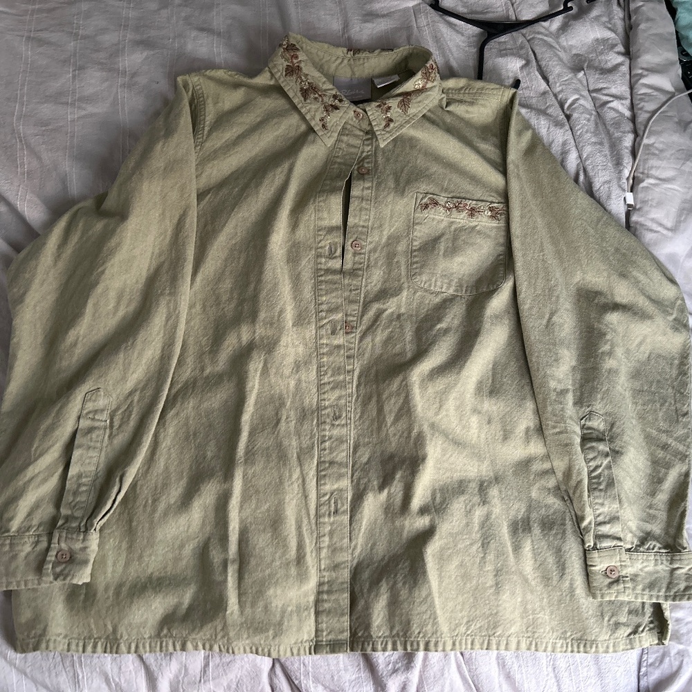 Botanical Button Up